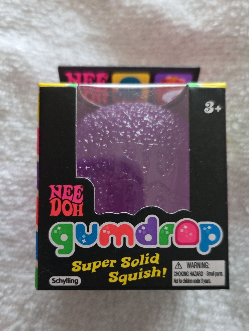 Nee Doh Gumdrop Super Solid Squish! - Purple